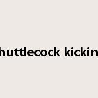 shuttlecock kicking是什么意思