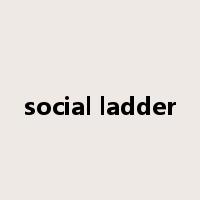 social ladder是什么意思