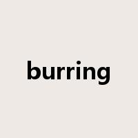 burring是什么意思