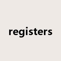 registers是什么意思