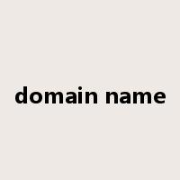domain name是什么意思