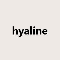 hyaline是什么意思