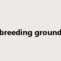 breeding ground是什么意思