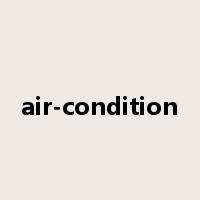 air-condition是什么意思