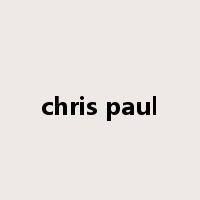 chris paul是什么意思