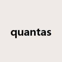 quantas是什么意思