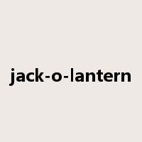 jack-o-lantern是什么意思