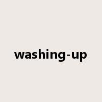 washing-up是什么意思