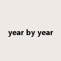 year by year是什么意思