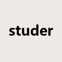 studer是什么意思