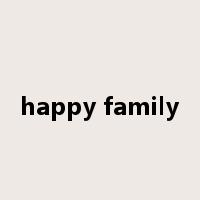 happy family是什么意思