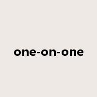 one-on-one是什么意思