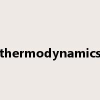 thermodynamics是什么意思
