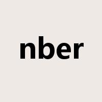 nber是什么意思