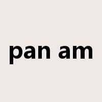 pan am是什么意思