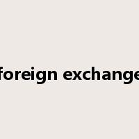 foreign exchange是什么意思