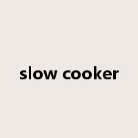 slow cooker是什么意思