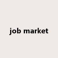 job market是什么意思
