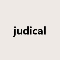 judical是什么意思