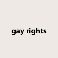gay rights是什么意思