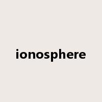ionosphere是什么意思
