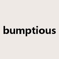 bumptious是什么意思