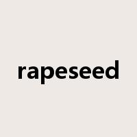 rapeseed是什么意思