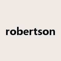 robertson是什么意思