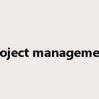 project management是什么意思