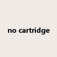 no cartridge是什么意思
