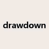 drawdown是什么意思