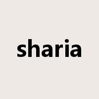 sharia是什么意思