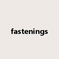 fastenings是什么意思