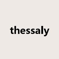 thessaly是什么意思
