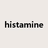 histamine是什么意思