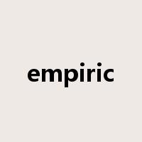 empiric是什么意思
