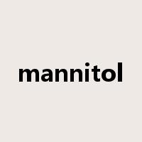 mannitol是什么意思