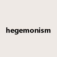 hegemonism是什么意思