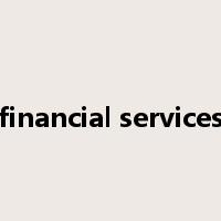 financial services是什么意思