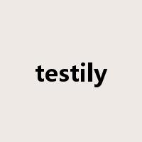 testily是什么意思