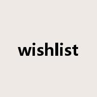 wishlist是什么意思