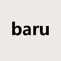 baru是什么意思