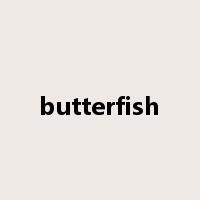 butterfish是什么意思