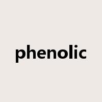 phenolic是什么意思