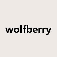 wolfberry是什么意思