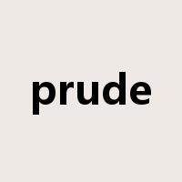 prude是什么意思