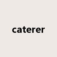 caterer是什么意思