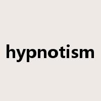 hypnotism是什么意思