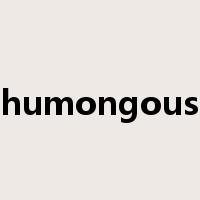 humongous是什么意思