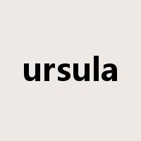 ursula是什么意思
